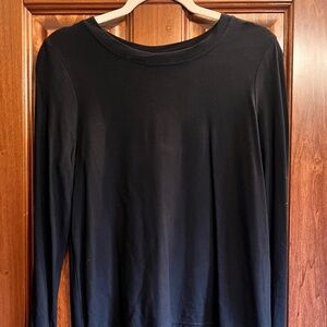 Kensie Black Back Tie Top